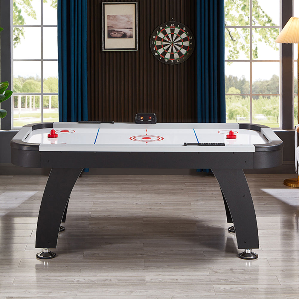 AIRMAX GT-6FT Air Hockey Table LED Electronic Scoring System - Black