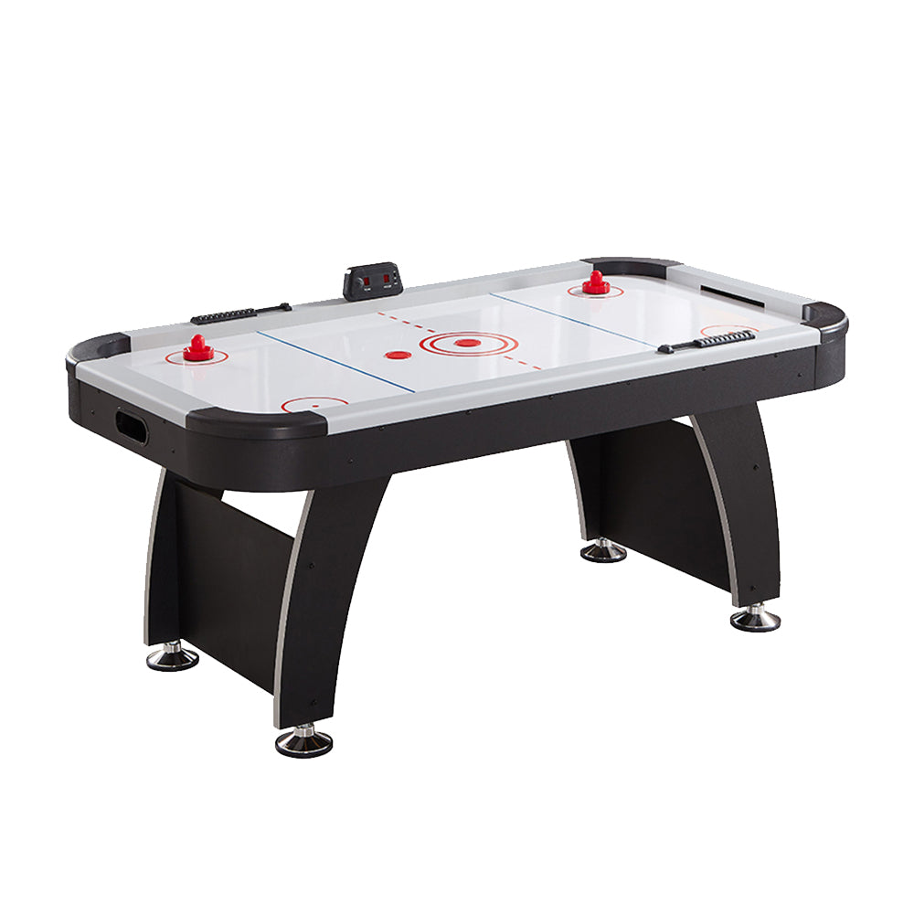 AIRMAX GT-6FT Air Hockey Table LED Electronic Scoring System - Black