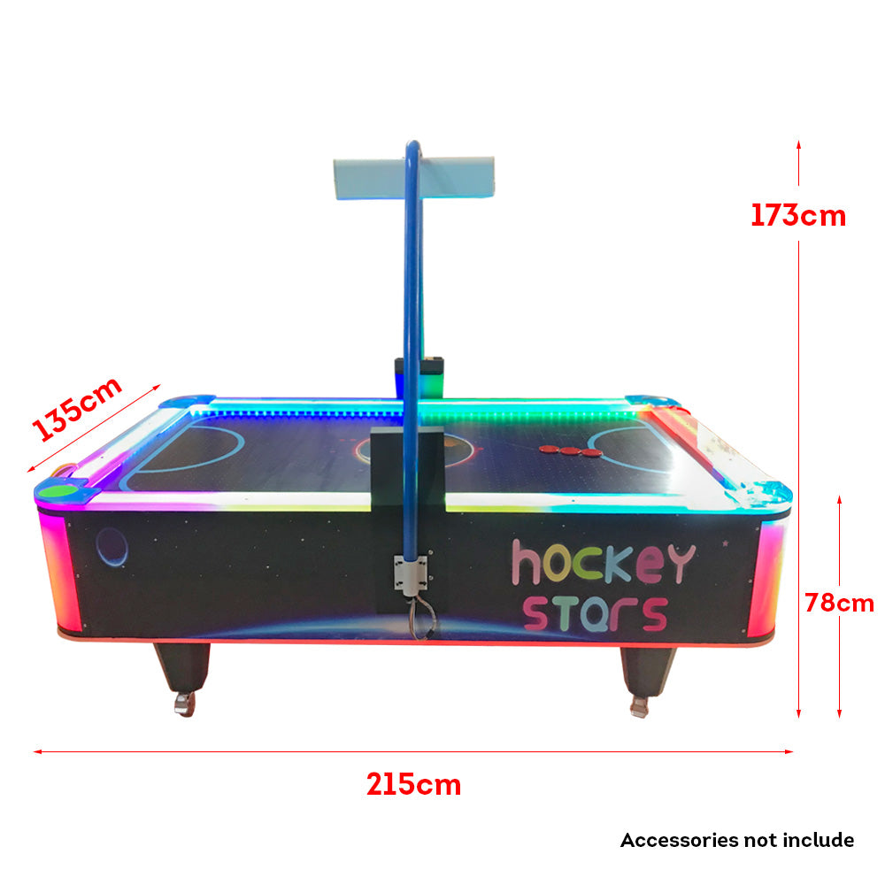 AIRMAX 8FT LED Air Hockey Table Office Hotel Event Roadshow Stylish Indoor Entertainment