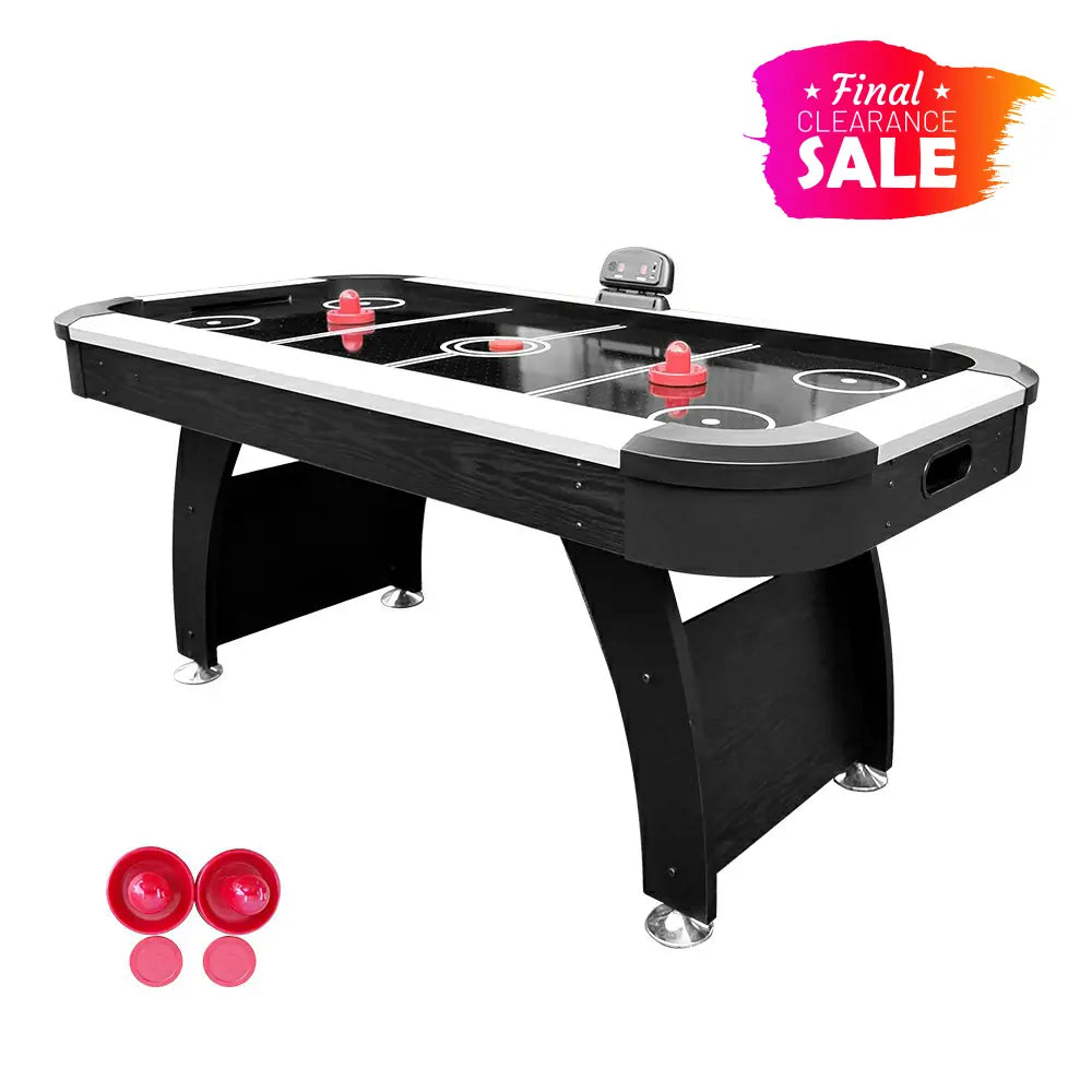 AIRMAX AH13 6FT Air Hockey Table Black