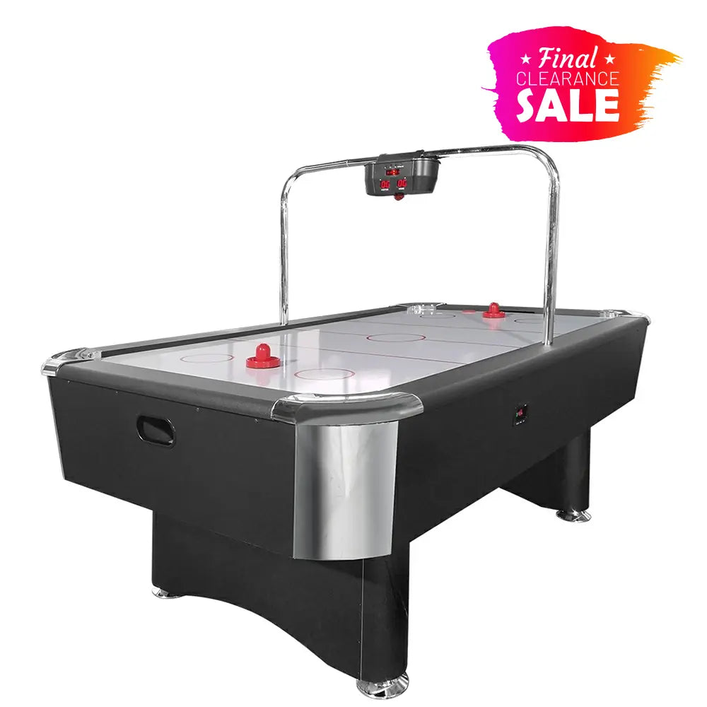 AIRMAX AH19 7FT Air Hockey Table With Bridge Electronic Scoreboard