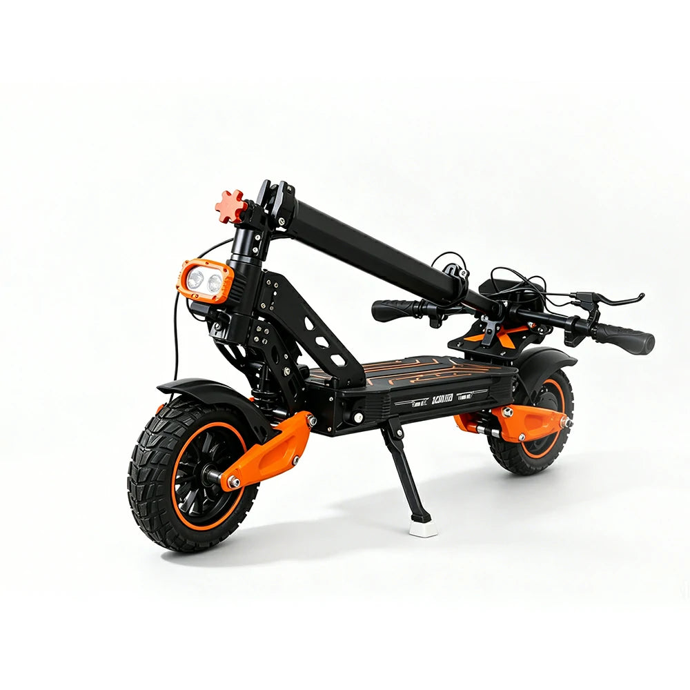 AKEZ G3 Electric Scooter - Single/Dual Drive 52V 23.4Ah Max 65KM/H Adult Commuter Off Road Scooter - Orange