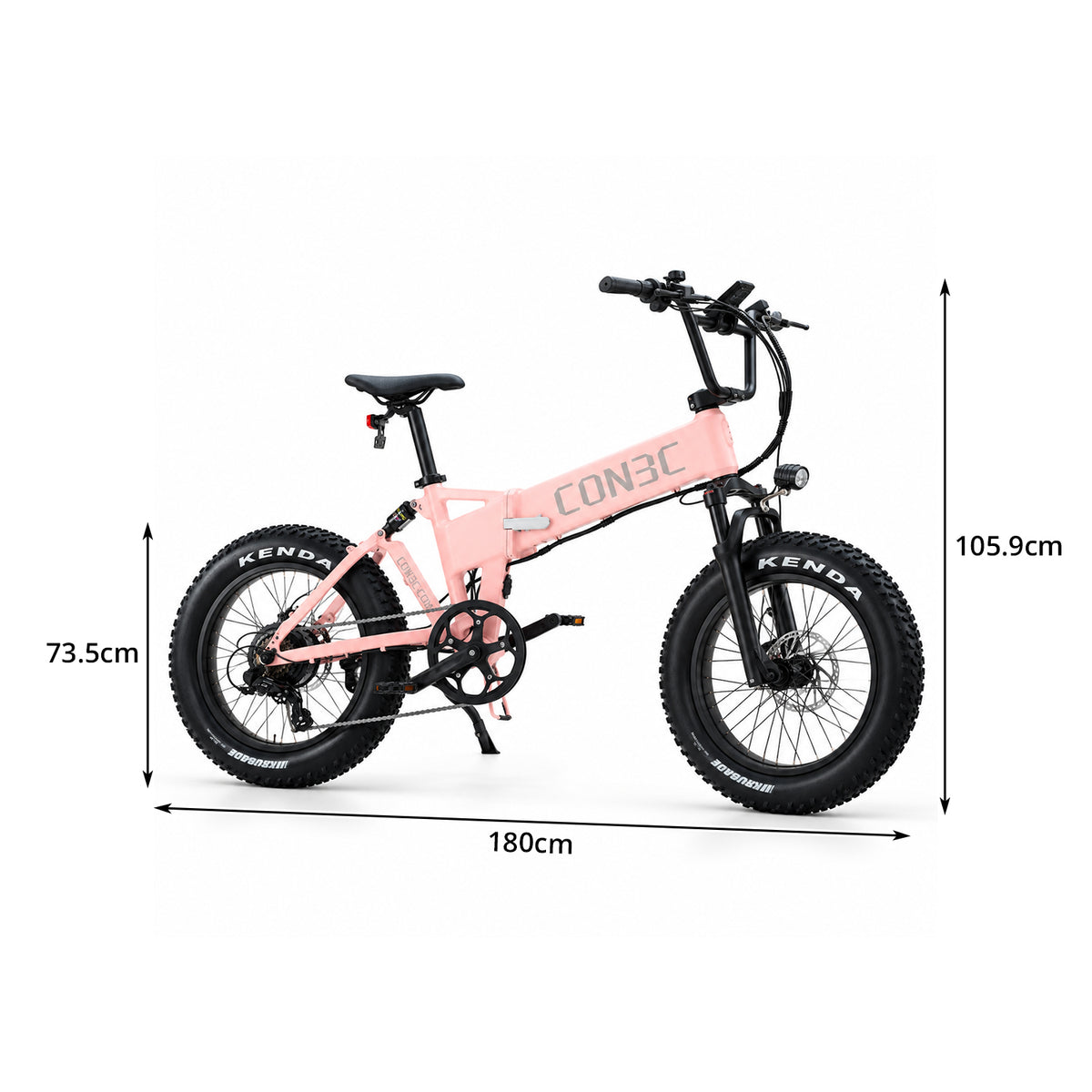 AKEZ 20 Inch Folding Electric Bike 250W Motor Fat Tyres Dual Suspension for Urban Commuting Leisure Riding Short Trips