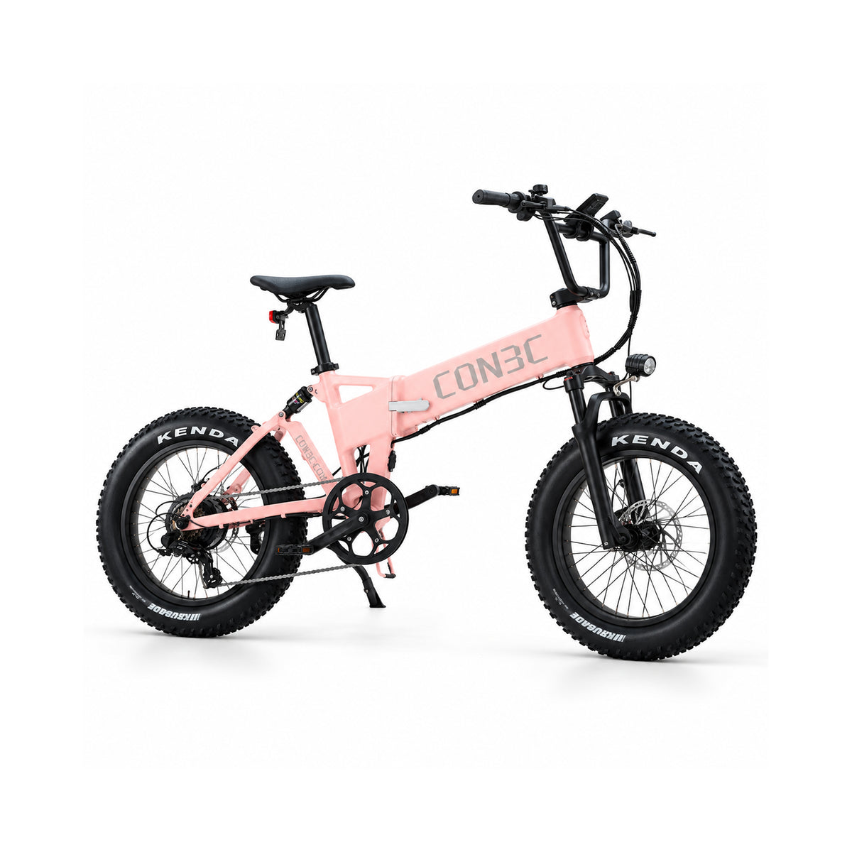 AKEZ 20 Inch Folding Electric Bike 250W Motor Fat Tyres Dual Suspension for Urban Commuting Leisure Riding Short Trips