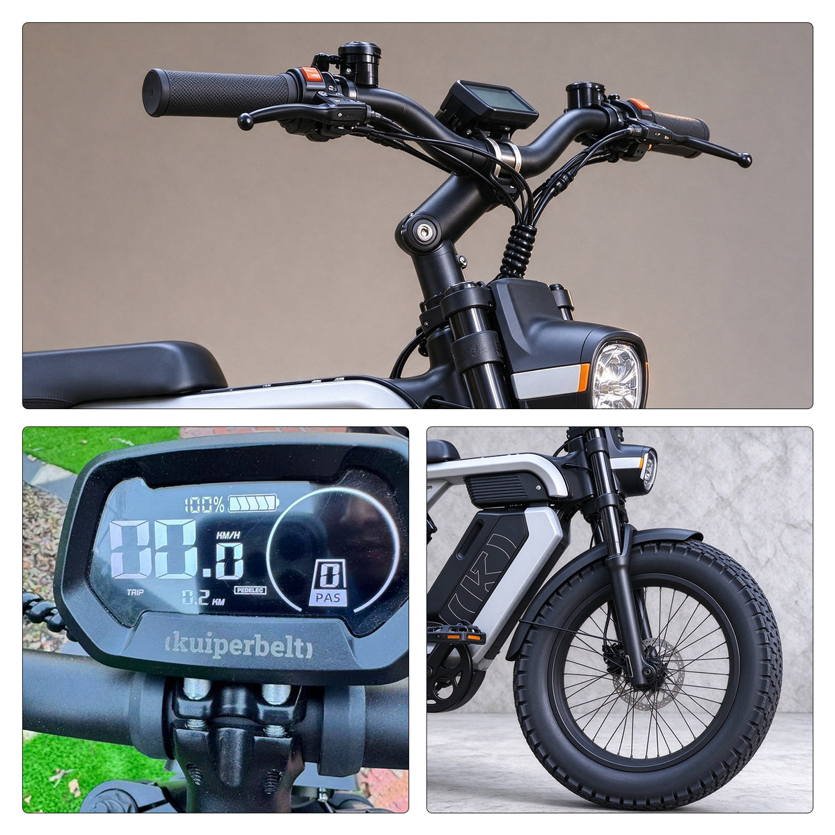 AKEZ 20 Inch Fat Tyre Electric Bike 250W Motor 48V 20Ah Battery Dual Suspension for Urban Commuting Long Distance Riding