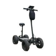 ROLLUX 1000W Dual Motor Electric Scooter with Shock-Absorbing Seat, 45–55km Range, Foldable Design, All-Terrain Tires - Black