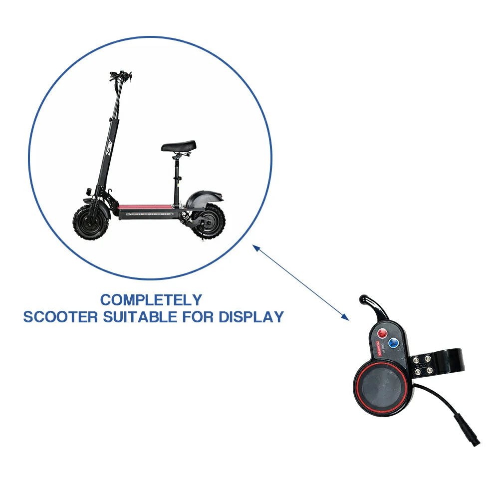 AKEZ 11SQ Throttle Control Display Precise Speed Control Integrated Design Durable Replacement