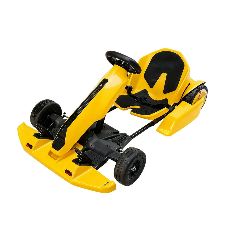 GLIDER 36V4A Kids Electric Go Kart Adjustable Frame Lithium Battery Drift Style Ride-On - Yellow