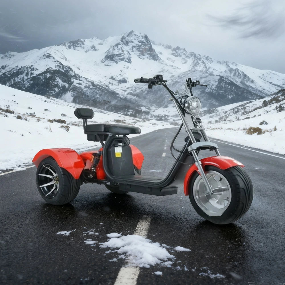 AKEZ Harley Electric Scooter 60V 1500W/2000W Brushless Motor, Dual Removable Lithium Battery, 12-inch Vacuum Tyres, Digital LCD Dashboard Cruise at 25km/h ¨C Unlock More Power (Details Inside)*