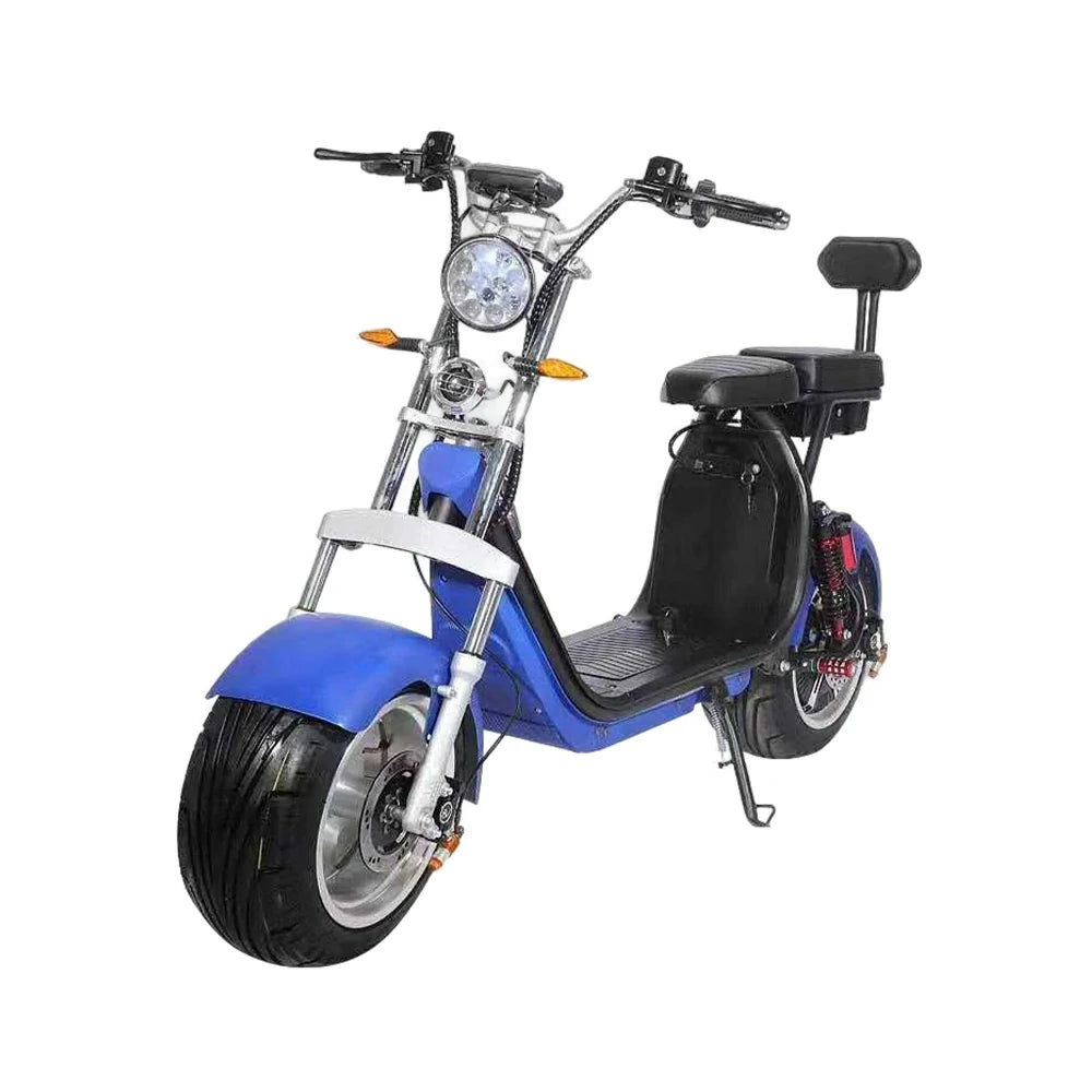 AKEZ Harley Electric Bike 60V20A, 3000W Brushless Motor, Removable Lithium Battery, 12-inch Tyres, Dual Suspension Cruise at 25km/h - Unlock More Power (Details Inside)*