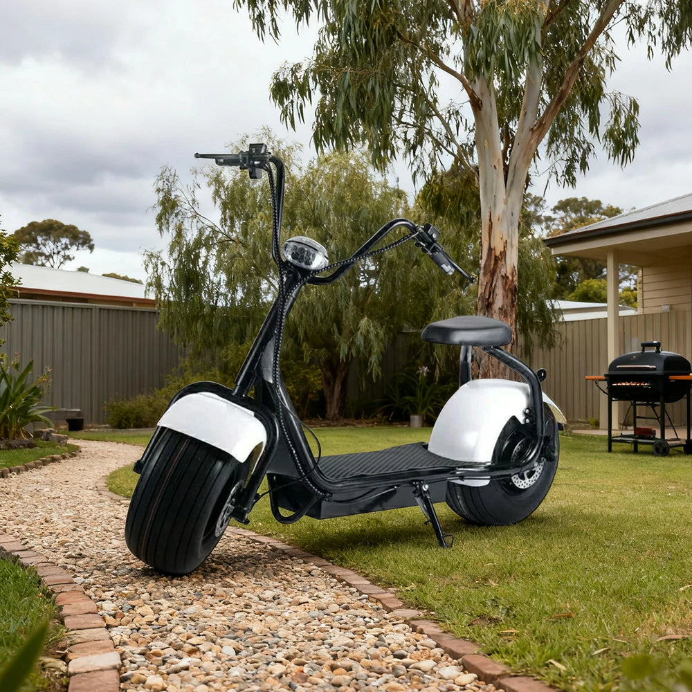 AKEZ Harley Electric Bike 60V 1500W/2000W Brushless Motor, Removable Lithium Battery, 8-inch Vacuum Tyres, Hydraulic Brake Cruise at 25km/h – Unlock More Power (Details Inside)*