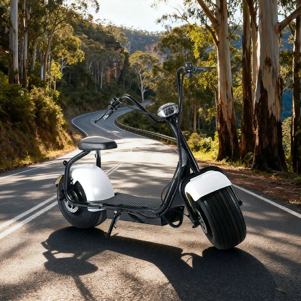 AKEZ Harley Electric Bike 60V 1500W/2000W Brushless Motor, Removable Lithium Battery, 8-inch Vacuum Tyres, Hydraulic Brake Cruise at 25km/h ¨C Unlock More Power (Details Inside)*