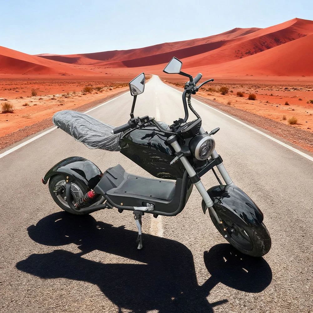 AKEZ Harley Harley Electric Bike 60V 1500W/2000W Brushless Motor, Lithium Battery, Dual Suspension, 10-inch Tyres Cruise at 25km/h ¨C Unlock More Power (Details Inside)*