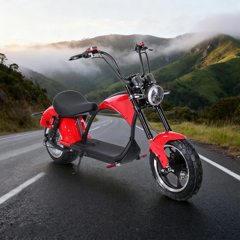 AKEZ Harley Harley Electric Bike 60V 1500/2000W Brushless Motor, Removable Lithium Battery, Dual Suspension, 12-inch Tyres Cruise at 25km/h ¨C Unlock More Power (Details Inside)*