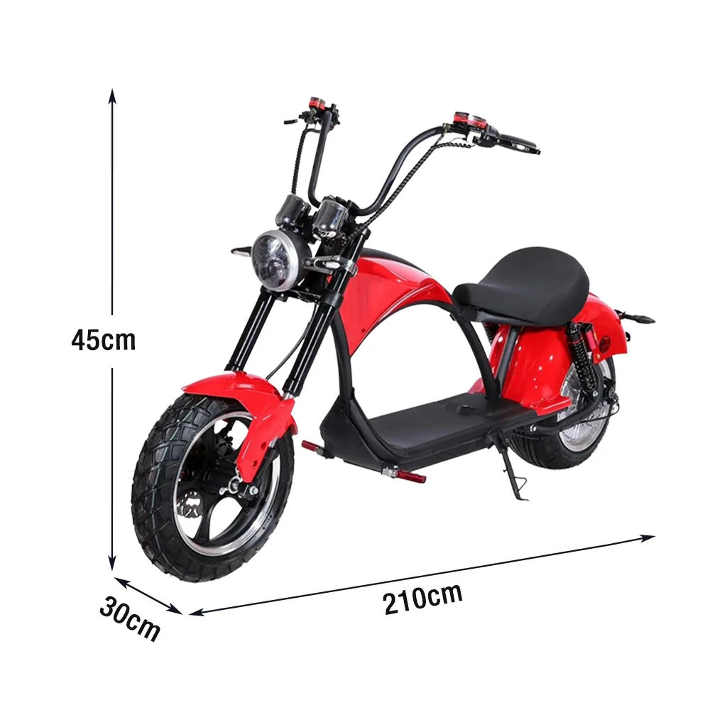 AKEZ Harley Harley Electric Bike 60V 1500/2000W Brushless Motor, Removable Lithium Battery, Dual Suspension, 12-inch Tyres Cruise at 25km/h ¨C Unlock More Power (Details Inside)*