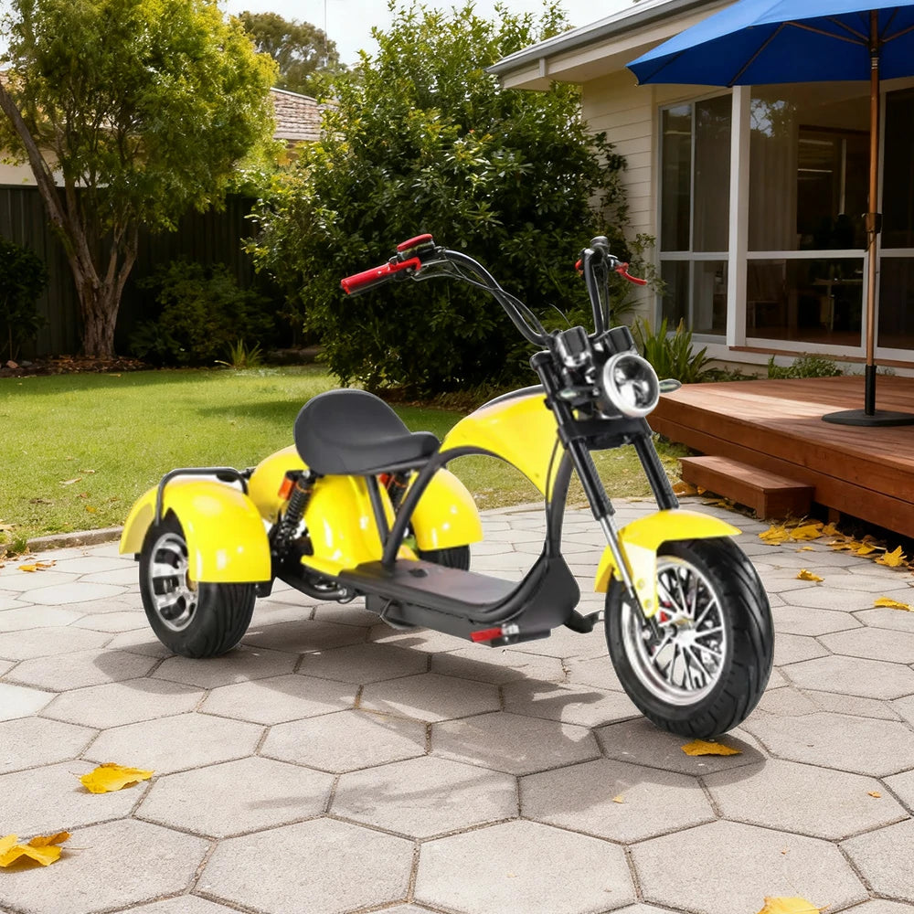 AKEZ Harley Harley Electric Bike 60V 2000W Brushless Motor, Removable Lithium Battery, 12-inch Tyres, Dual Suspension Cruise at 25km/h ¨C Unlock More Power (Details Inside)*