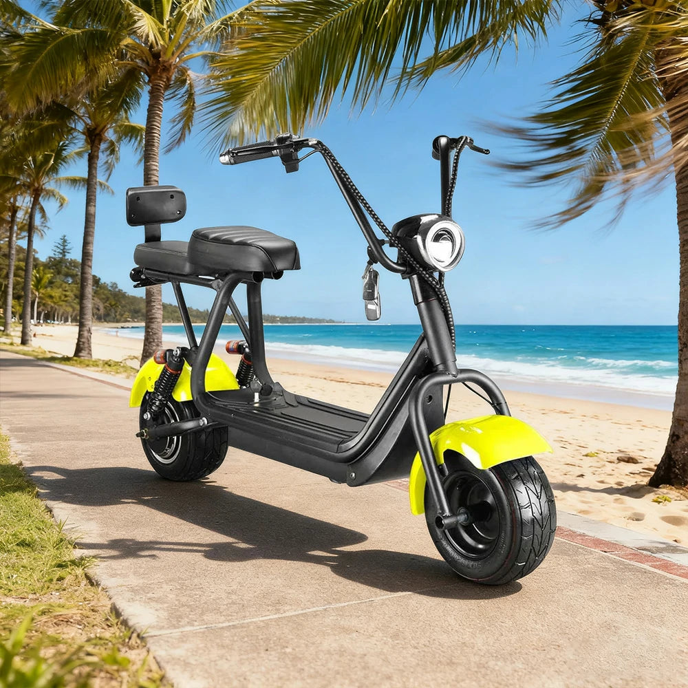 AKEZ Harley Electric Bike 48V 800W Brushless Motor, Removable Lithium Battery, 6-inch Tyres, Rear Suspension Cruise at 25km/h ¨C Unlock More Power (Details Inside)*