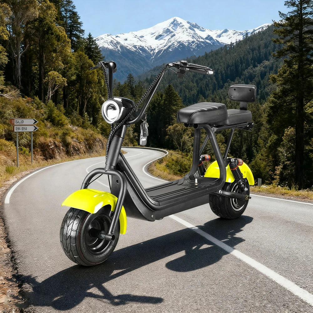 AKEZ Harley Electric Bike 48V 800W Brushless Motor, Removable Lithium Battery, 6-inch Tyres, Rear Suspension Cruise at 25km/h – Unlock More Power (Details Inside)*