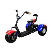 AKEZ Harley Electric Bike 60V 1500/2000W Brushless Motor, Lithium Battery, 8-inch Vacuum Tyres, Comfortable Seat with Backrest Cruise at 25km/h ¨C Unlock More Power (Details Inside)*