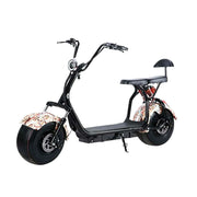 AKEZ Harley Electric Scooter 1500/2000W, Dual Suspension, 8-inch Vacuum Tyres, Lithium Battery - Smooth & Safe Ride Cruise at 25km/h ¨C Unlock More Power (Details Inside)*