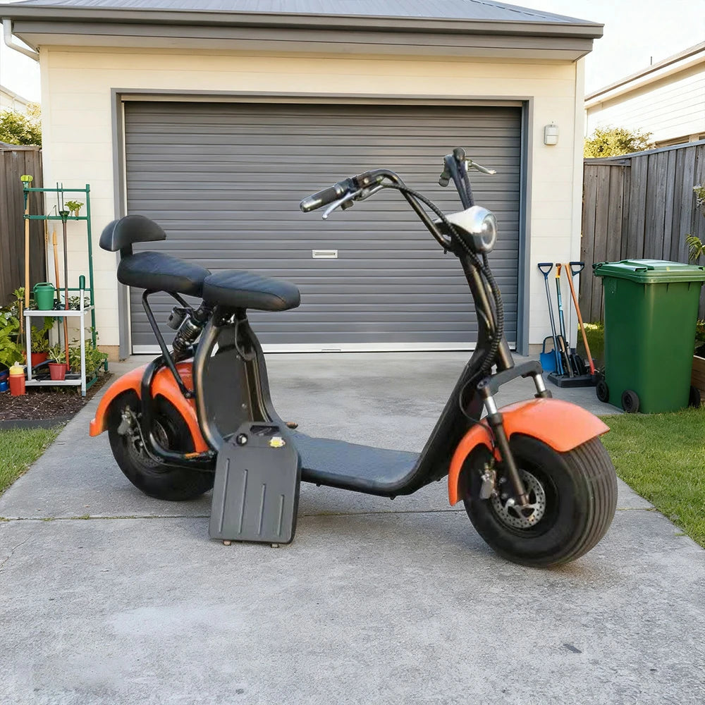 AKEZ Harley Electric Bike 60V 1500/2000W Brushless Motor, 8-inch Vacuum Tyres, Hydraulic Brakes Powerful Acceleration with Stable Control Cruise at 25km/h ¨C Unlock More Power (Details Inside)*