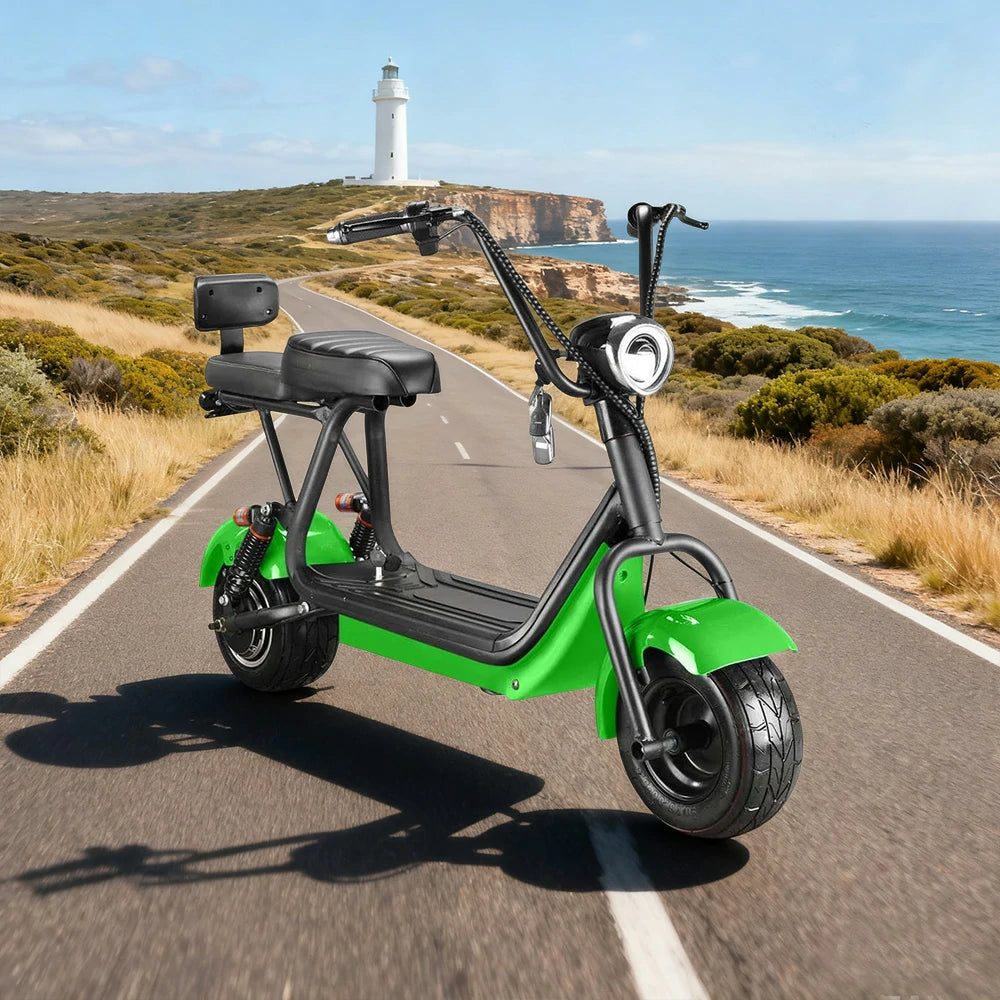 AKEZ Harley Electric Bike 60V 1500/2000W Brushless Motor, Removable Lithium Battery, 8-inch Vacuum Tyres Waterproof Base Design Cruise at 25km/h ¨C Unlock More Power (Details Inside)*