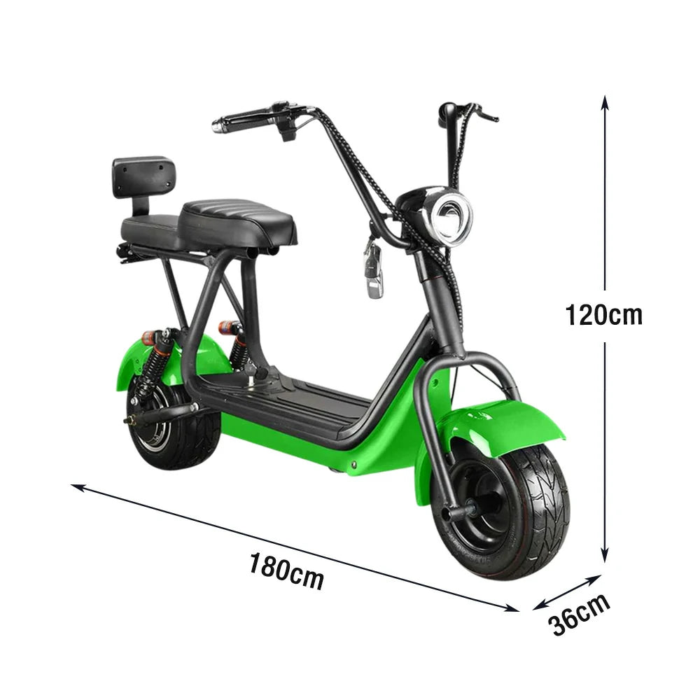 AKEZ Harley Electric Bike 60V 1500/2000W Brushless Motor, Removable Lithium Battery, 8-inch Vacuum Tyres Waterproof Base Design Cruise at 25km/h ¨C Unlock More Power (Details Inside)*
