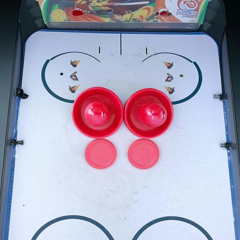 AIRMAX Air Hockey Table Accessories Set - 2 Pushers and 2 Pucks, Smooth Glide, Durable ABS Construction