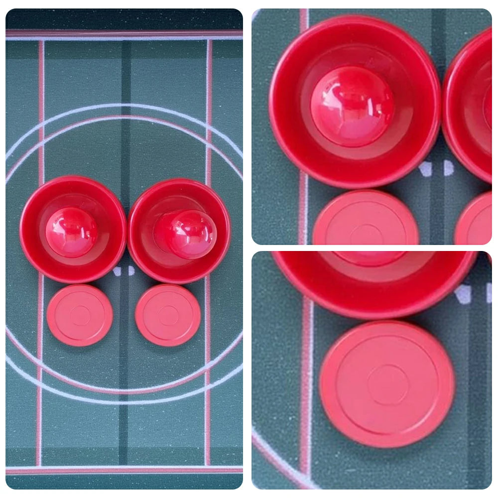 AIRMAX Air Hockey Table Accessories Set - 2 Pushers and 2 Pucks, Smooth Glide, Durable ABS Construction