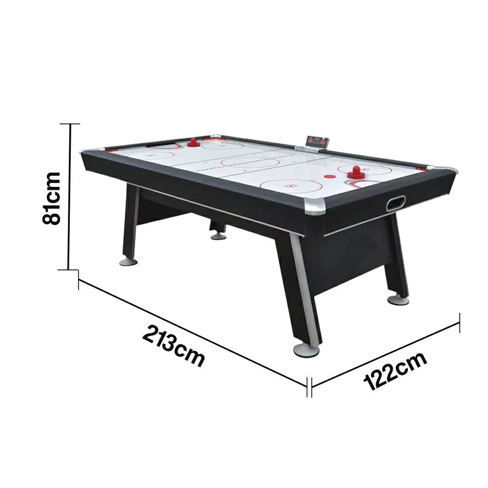 GAMEON 7FT Air Hockey Table  Build with Digital Scoring Display - Smooth Air-Flow Playfield Home Entertainment Style