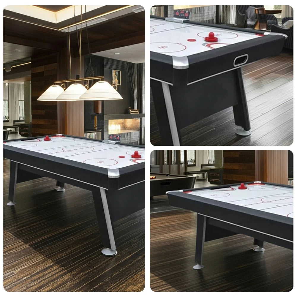 GAMEON 7FT Air Hockey Table  Build with Digital Scoring Display - Smooth Air-Flow Playfield Home Entertainment Style