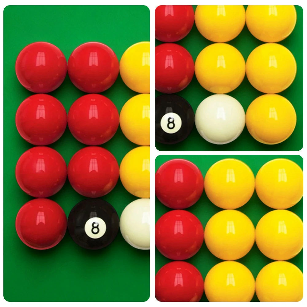 Professional Casino Balls 2" Boxed Set, Precision Resin Billiard Ball Pack with Luster Finish