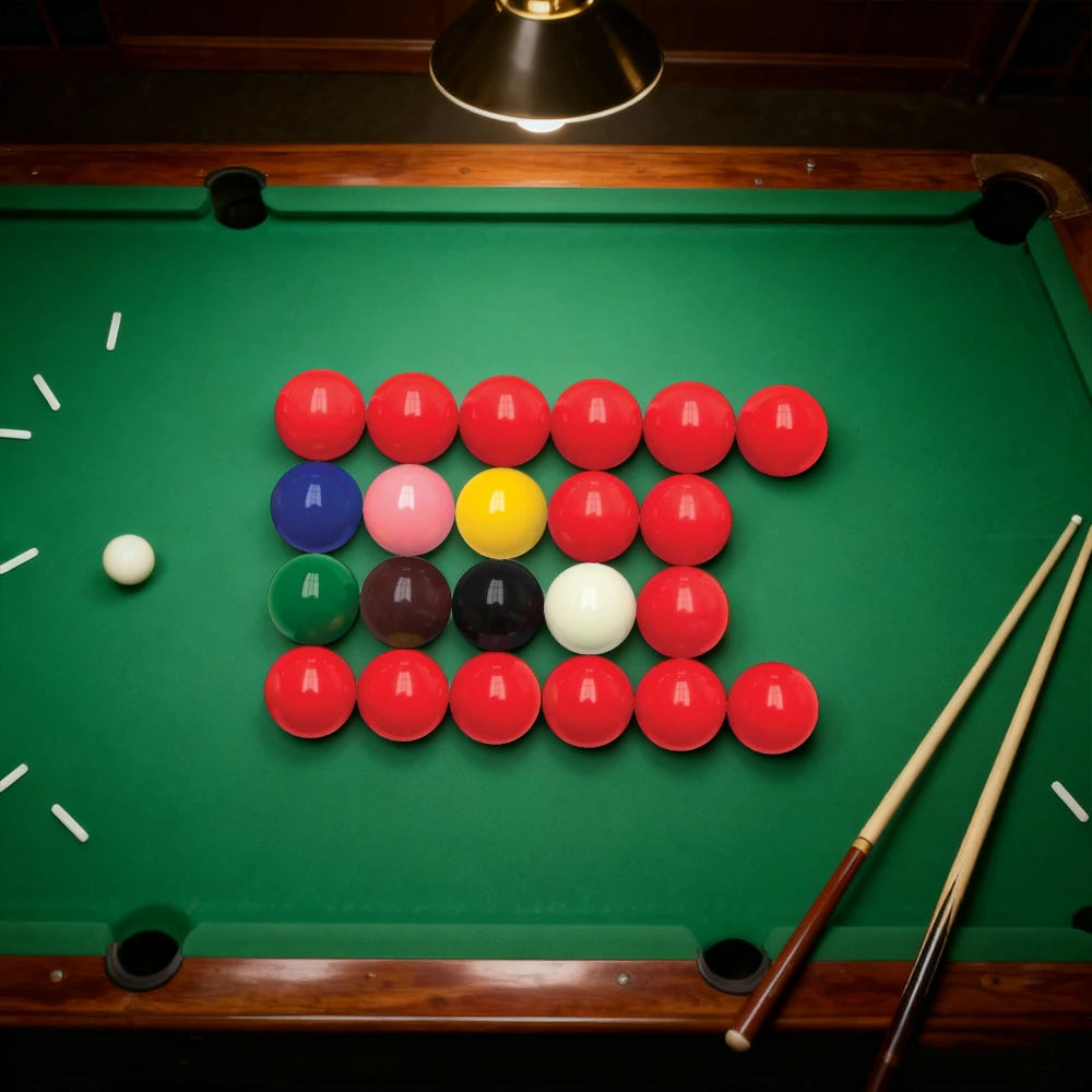 ARIX Professional Snooker Ball Set, Precision Resin Balls in Hard Case