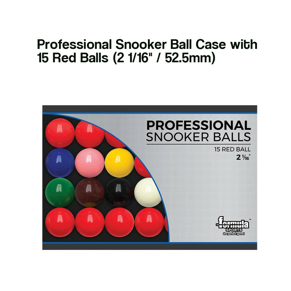 ARIX Professional Snooker Ball Set, Precision Resin Balls in Hard Case