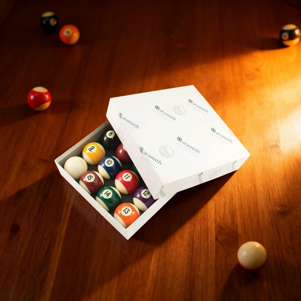 ARIX Aramith Standard Pool Balls Set, Precision Phenolic Resin Balls - 2"/2 1/4" Size Options