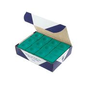 ARIX Silver Cup Chalk 12-Pack, Fine-Grain Cue Chalk for Smooth Control - Green