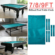 ARIX 7/8/9FT Billiard Table Cloth - High-Density Wool Blend, Anti-Pilling Durable Fabric for Smooth & Accurate Play - Aqua Blue