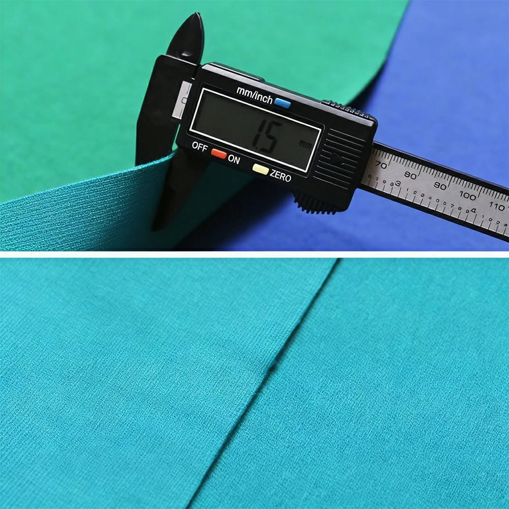 ARIX 7/8/9FT Billiard Table Cloth - High-Density Wool Blend, Anti-Pilling Durable Fabric for Smooth & Accurate Play - Aqua Teal