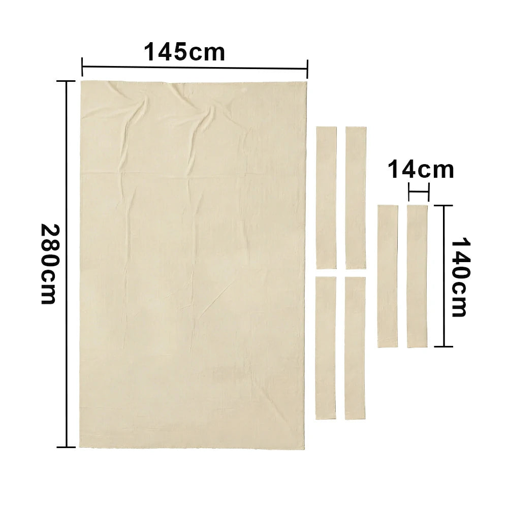 ARIX 7/8/9FT Billiard Table Cloth - High-Density Wool Blend, Anti-Pilling Durable Fabric for Smooth & Accurate Play - Beige