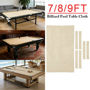 ARIX 7/8/9FT Billiard Table Cloth - High-Density Wool Blend, Anti-Pilling Durable Fabric for Smooth & Accurate Play - Beige