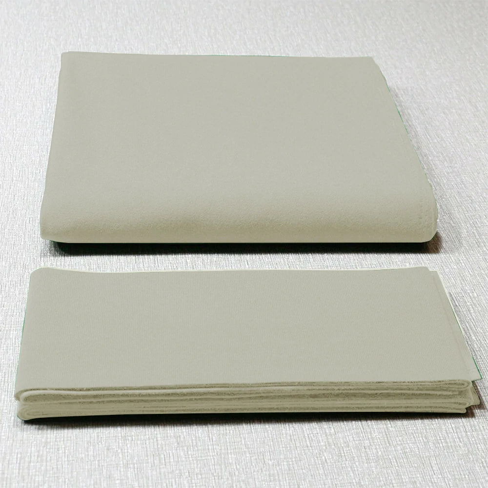 ARIX 7/8/9FT Billiard Table Cloth - High-Density Wool Blend, Anti-Pilling Durable Fabric for Smooth & Accurate Play - Beige & White