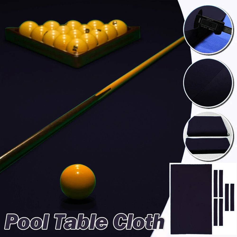 ARIX 7/8/9FT Billiard Table Cloth - High-Density Wool Blend, Anti-Pilling Durable Fabric for Smooth & Accurate Play - Burgundy