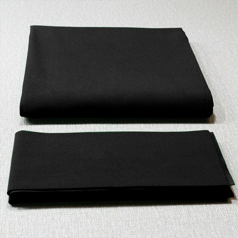ARIX 7/8/9FT Billiard Table Cloth - High-Density Wool Blend, Anti-Pilling Durable Fabric for Smooth & Accurate Play - Black