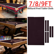 ARIX 7/8/9FT Billiard Table Cloth - High-Density Wool Blend, Anti-Pilling Durable Fabric for Smooth & Accurate Play - Brick Red