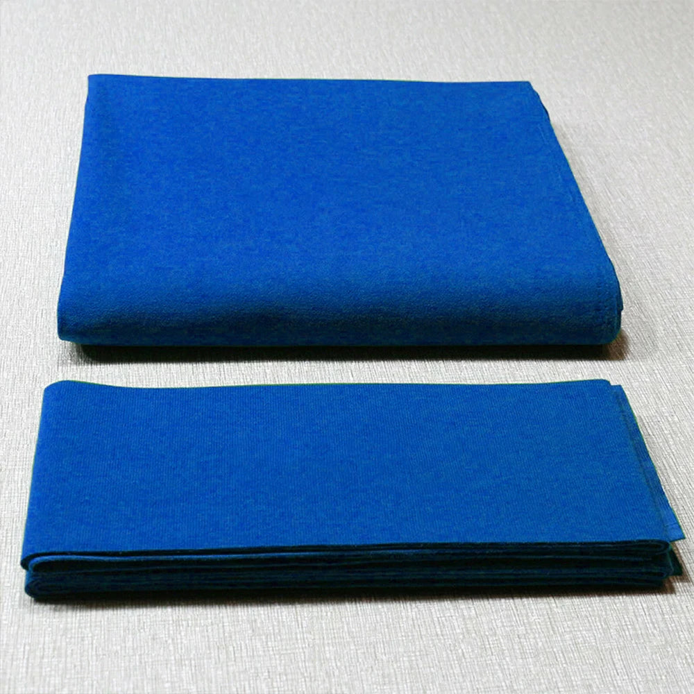ARIX 7/8/9FT Billiard Table Cloth - High-Density Wool Blend, Anti-Pilling Durable Fabric for Smooth & Accurate Play - Blue