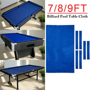 ARIX 7/8/9FT Billiard Table Cloth - High-Density Wool Blend, Anti-Pilling Durable Fabric for Smooth & Accurate Play - Bright Blue