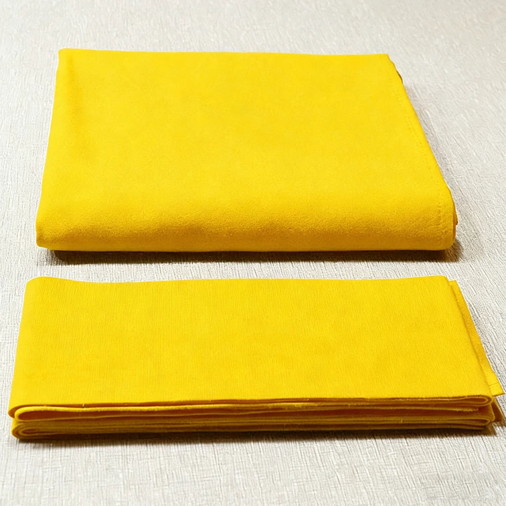 ARIX 7/8/9FT Billiard Table Cloth - High-Density Wool Blend, Anti-Pilling Durable Fabric for Smooth & Accurate Play - Bright Yellow