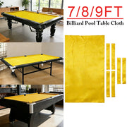 ARIX 7/8/9FT Billiard Table Cloth - High-Density Wool Blend, Anti-Pilling Durable Fabric for Smooth & Accurate Play - Bright Yellow