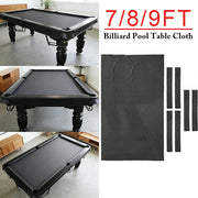 ARIX 7/8/9FT Billiard Table Cloth - High-Density Wool Blend, Anti-Pilling Durable Fabric for Smooth & Accurate Play - Charcoal
