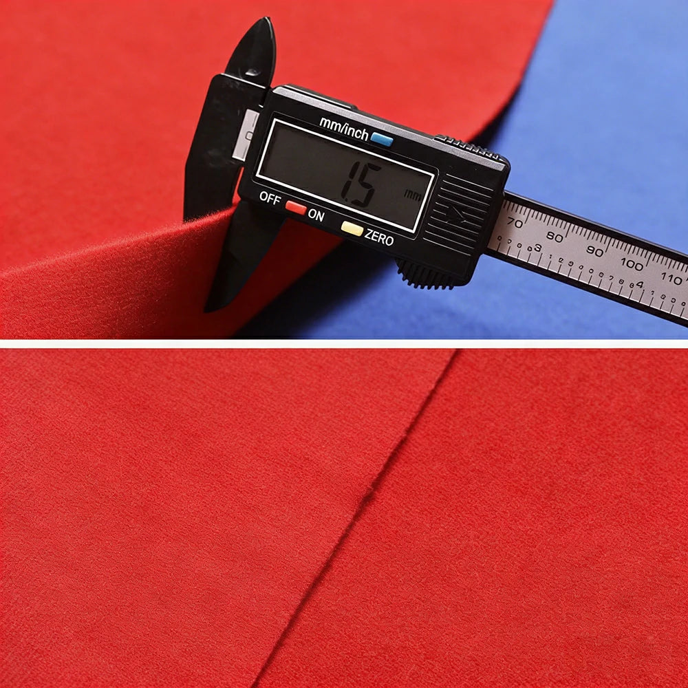 ARIX 7/8/9FT Billiard Table Cloth - High-Density Wool Blend, Anti-Pilling Durable Fabric for Smooth & Accurate Play - Crimson Red